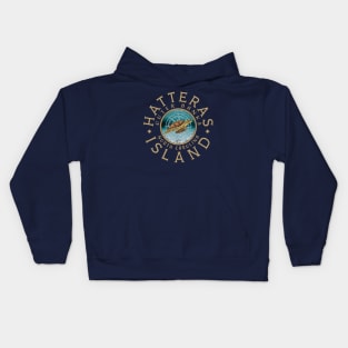 Hatteras Island, Outer Banks, NC, Sea Turtle Kids Hoodie